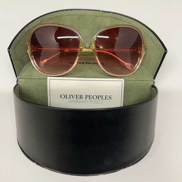 New Oliver Peoples Rose Gradient/Clear frame Sunglasses - Picture 5 of 9